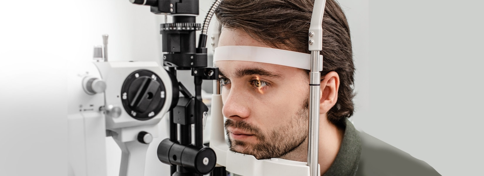 young man during eye exam in West Oak Hill